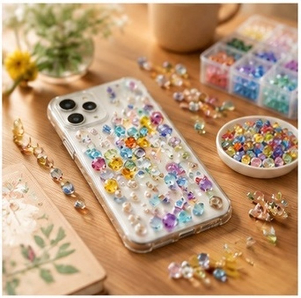 Jewelry Making Drill - 4.5mm Acrylic Diamond DIY Drill Beads