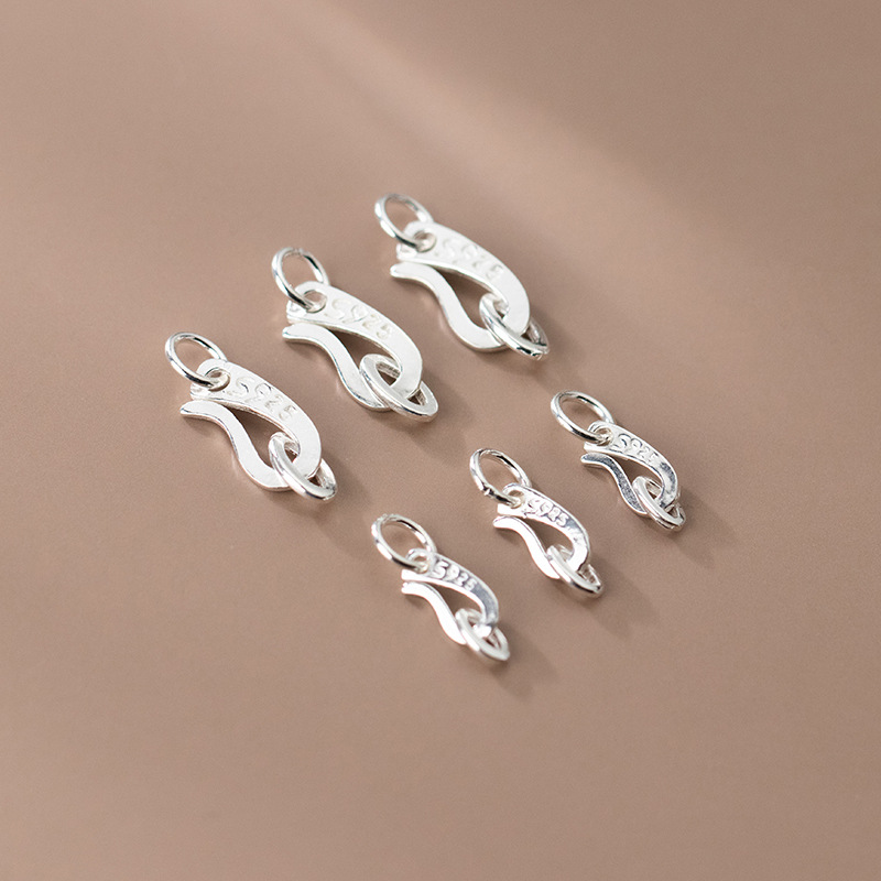 S925 Sterling Silver S Shape C - Jewelry Making In La recension och pris