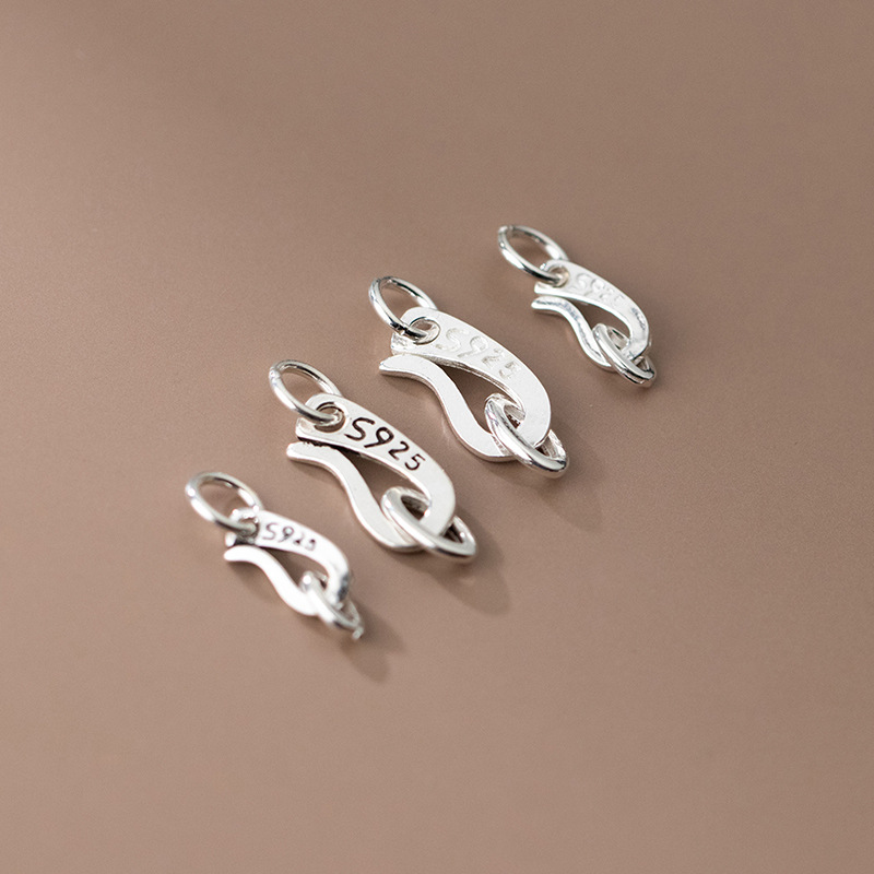 S925 Sterling Silver S Shape C - Jewelry Making In La recension och pris