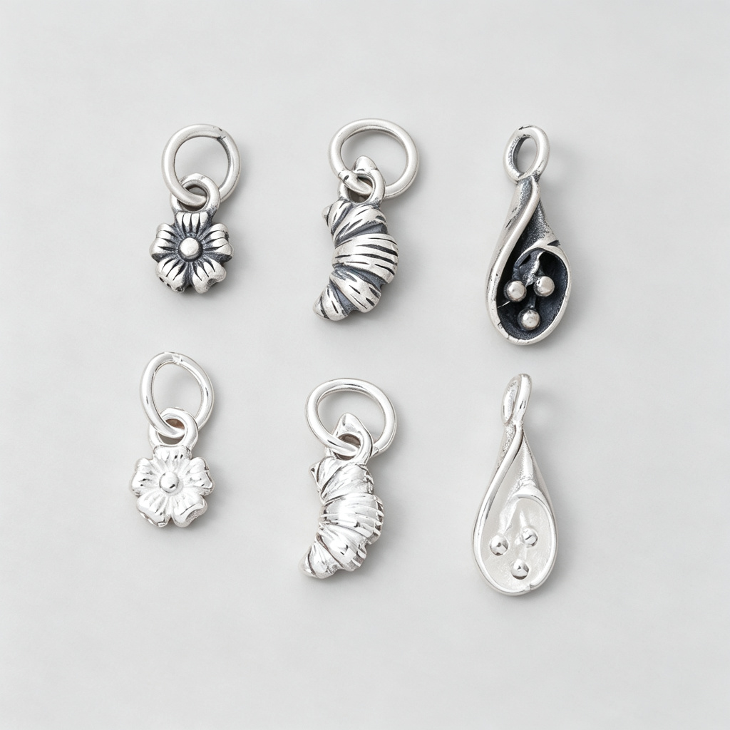 925 Silver Small Charms Retro  - Jewelry Making In La recension och pris
