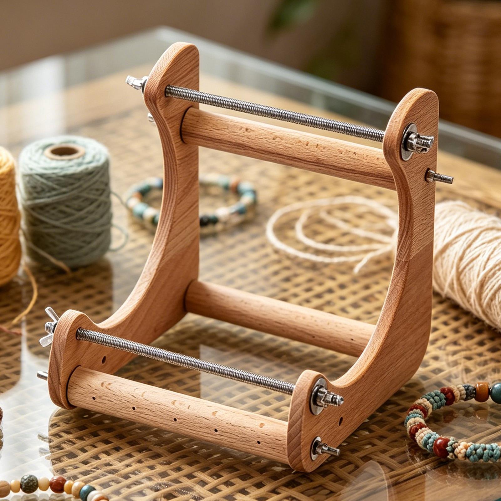 Wood Beading Loom Adjustable V - Jewelry Making Machines recension och pris