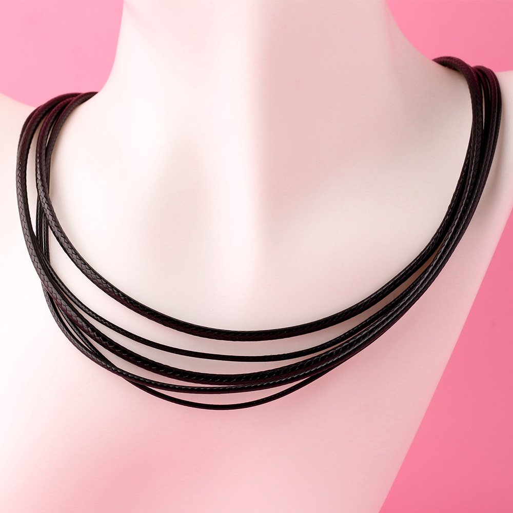 925 Silver Black Braided Leath - Jewelry Making In La recension och pris