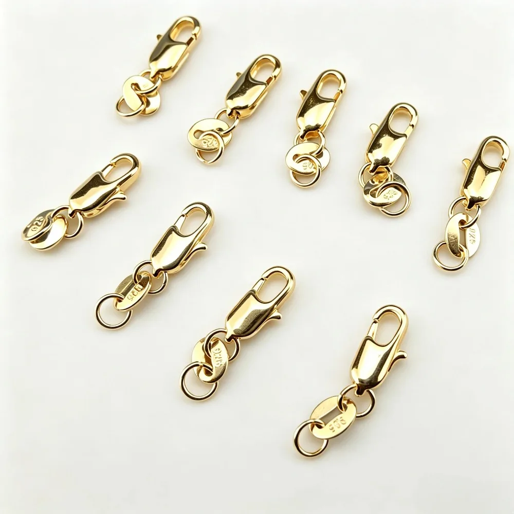 20PCS Silver Plated Universal  - Lobster Clasp Silver recension och pris
