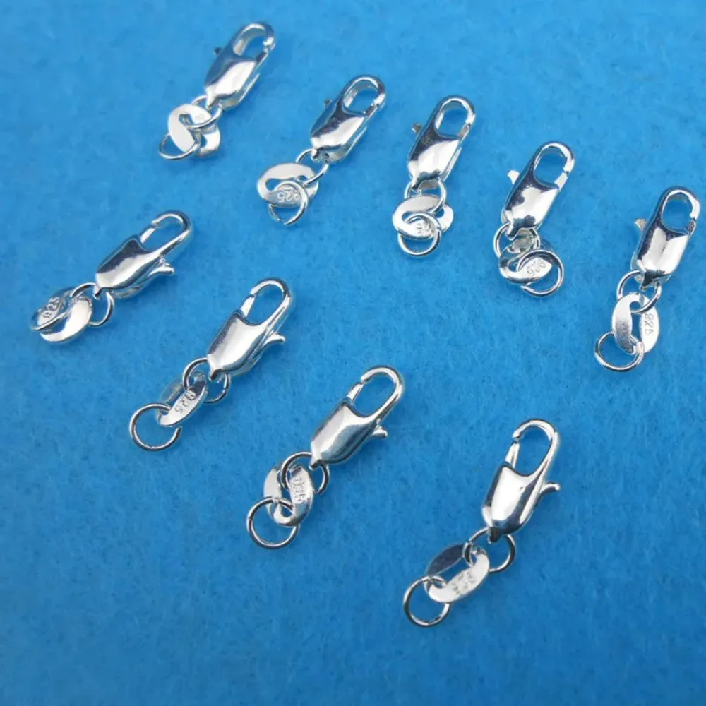 20PCS Silver Plated Universal  - Lobster Clasp Silver recension och pris